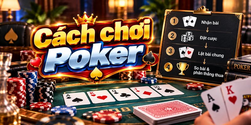 Cách Chơi Poker – 98WIN Mách Bạn Cách Làm Chủ Từng Ván Bài